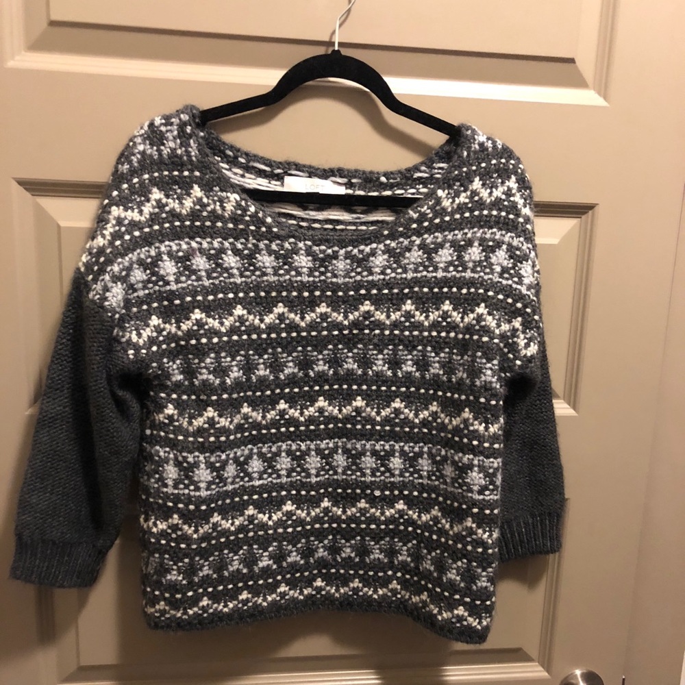 Loft patterned sweater